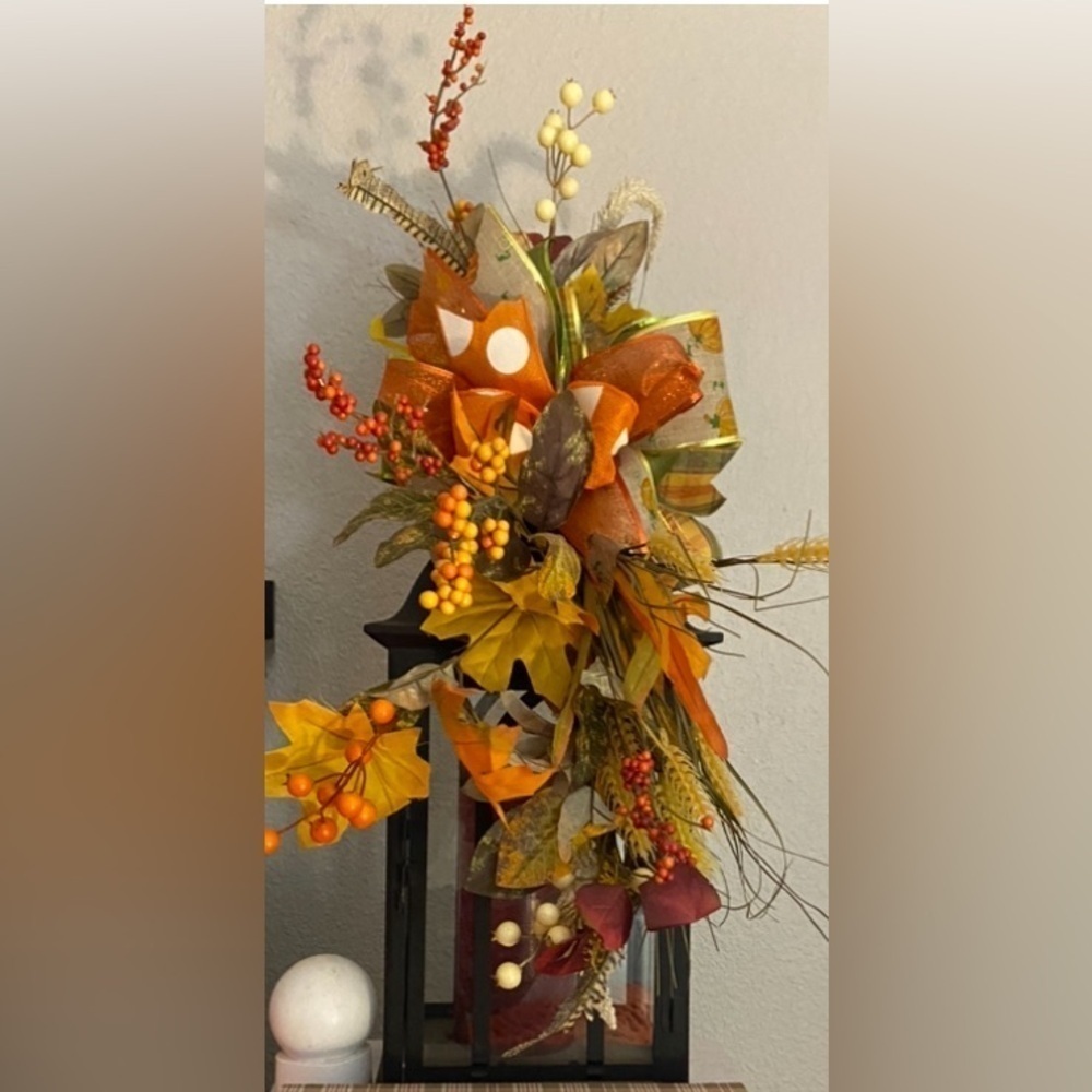 Fall Lantern Swag (lantern not included)